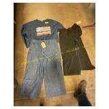 Black jeans, long sleeve XL, pants L, jeans XL