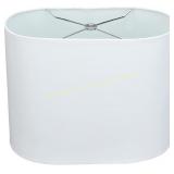 Aspen 37001A Oval Lamp Shade 13.5" Off-White