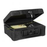 Amazon Basics Fire Chest with Key, 0.22 cu ft