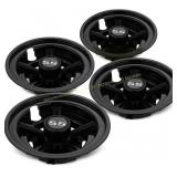 Golf Cart Wheel Covers 8" Set of 4 (Black)