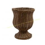 My Texas House 8" Goblet Planter Urn, Brown