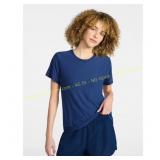Athletic Works ButterCore Tee, Short Sleeves M Blu
