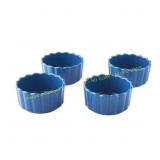 Pioneer Woman Colette Ramekins, Blue, Set 4