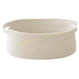 JMvicyroam Woven Basket, Small Rope Bin