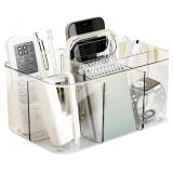 Vidifor Clear Portable Caddy Tote, Shower