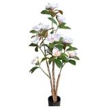 Artificial Magnolia Tree, 4FT Faux Plant