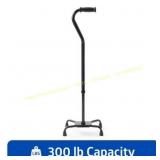 Medline Aluminum Quad Cane with Large Base
