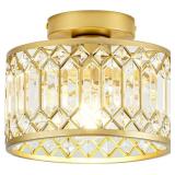 Rpzloila Crystal Ceiling Light, Chandelier, curtai