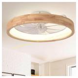 20" Low Profile Fan with Lights, Remote