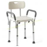 Medline Shower Chair with Back, 350 lb