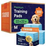 Puppy Pads 22" x 22" 300-Count Training Pads
