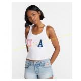 No Boundaries Americana Graphic Tank Top XL