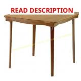 Stakmore 32" Scalloped Edge Wood Folding Table