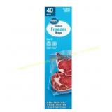 2pk Great Value Freezer Guard Bags, Gallon, 40 ct