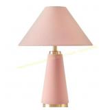 Drew Barrymore Rose Pink Velvet Lamp, 19"H