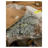 12 Pcs 12" Snowflake Decorations, plastic sheets.