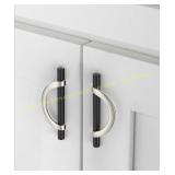 10 Pack Black Cabinet Pulls 3-3/4" (96mm)