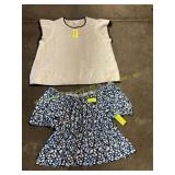 Knit Sweater Top XXL & Off-Shoulder Blouse XL