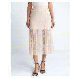 Devil Wears Prada Scoop Lace Maxi Skirt Sz S