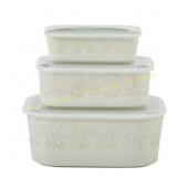 The Pioneer Woman Vintage Lace Bakeware Set