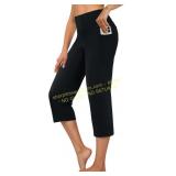 DLOODA Capri Pants Women High Waist Yoga Pant