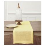 Solino Home Linen Yellow Table Runner 14 x 48