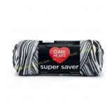 4ct Red Heart Super Saver #4 Medium Zebra Yarn