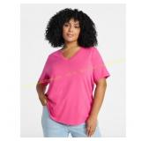 Terra & Sky Plus Size V-Neck Tee size 3X