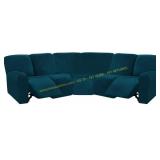 ULTICOR Velvet 7-Piece Sectional Sofa Cover
