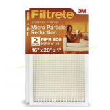 Filtrete 16x20x1 HVAC Filter, MPR 800 4pk