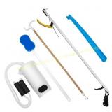 FabLife Hip Rehab Kit: Reacher, Sock/Shoe Aids