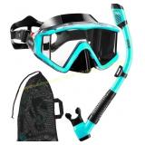 Aegend Snorkeling Gear Set, Green
