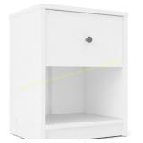 Tvilum Portland 1-Drawer Wood Nightstand White