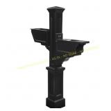 Mayne Signature Plus 4x4 Black Mailbox Post