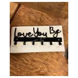 Love you Bye Key Hanger & UV Glue