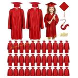 Xuhal 36 Set Preschool Grad Cap & Gown 2026