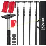 Dust Barrier Poles Kit: Spring Zipper Walls
