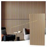 Art3d 2 Wood Slat Acoustic Panels - Oak