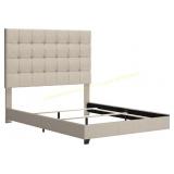 Ashley Dolante Queen Upholstered Bed, Beige