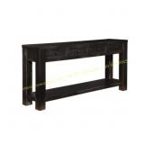 Ashley Gavelston Sofa/Console Table, Black