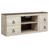 Ashley Willowton TV Stand 60" w/ Shelves