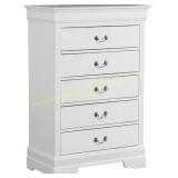 Glory Furniture Louis Phillipe 5-Drawer Chest