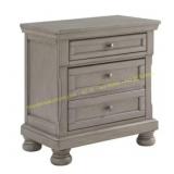 Ashley Lettner 29" 2-Drawer Nightstand, Gray