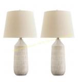 Ashley Willport 27" Ceramic Table Lamp, 2-set