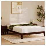 Nectar Bamboo Platform Bed CA King Walnut