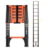 SINMEIRUN 16.5FT Telescoping Ladder, Orange