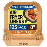 Air Fryer Paper Liners, 125Pcs