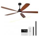 Ceiling Fans with Lights 72" Outdoor Fan