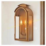 Outdoor Wall Sconce 2-Light Openable Door