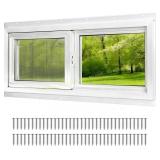 NeatiEase Basement Window 32x18 Vinyl